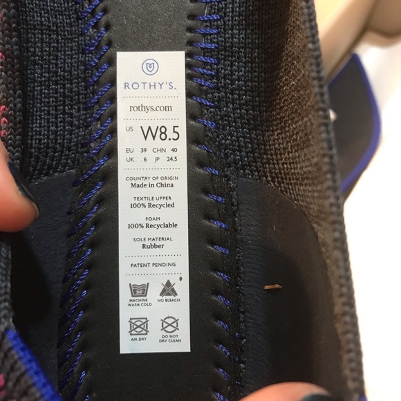 Rothy's Magenta Heather Points 8.5 BNIB - Picture 4 of 5